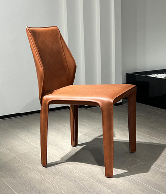 安驹-意式靠背马鞍皮餐椅Y8006A