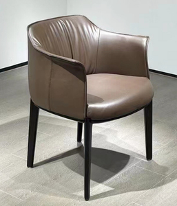 安驹-中式木架靠背椅商务洽淡椅舒适软垫餐椅DC052